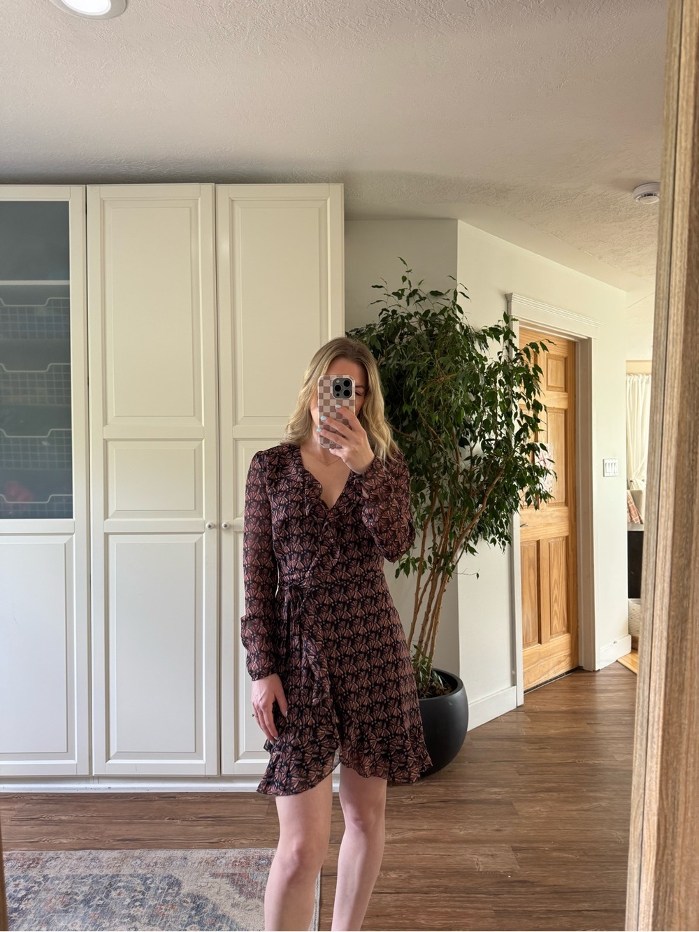 Wilfred Floral Wrap Dress